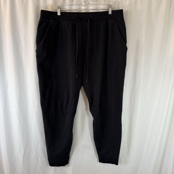 lululemon athletica Pants - Lululemon Joggers Women's XXL Dark grey Pull On Drawstring Pockets Sweatpants